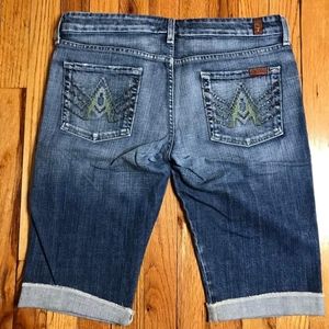 7 for all mankind Jean shorts